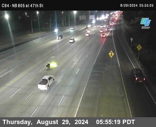 (C094) NB 805 : 47th Street (on ramp)