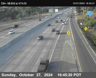 (C094) NB 805 : 47th Street (on ramp)