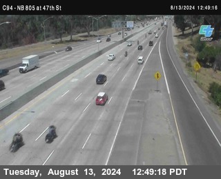 (C094) NB 805 : 47th Street (on ramp)