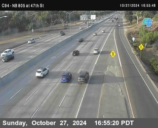 (C094) NB 805 : 47th Street (on ramp)