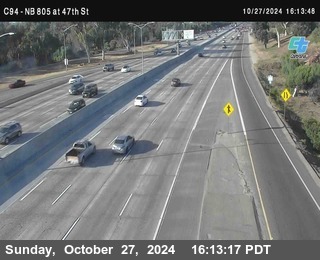 (C094) NB 805 : 47th Street (on ramp)