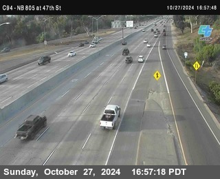 (C094) NB 805 : 47th Street (on ramp)