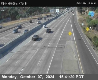 (C094) NB 805 : 47th Street (on ramp)