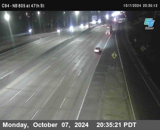 (C094) NB 805 : 47th Street (on ramp)