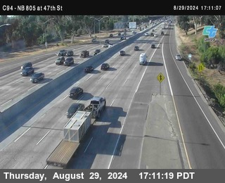 (C094) NB 805 : 47th Street (on ramp)