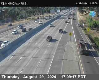 (C094) NB 805 : 47th Street (on ramp)