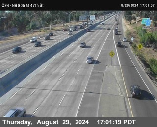 (C094) NB 805 : 47th Street (on ramp)