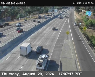 (C094) NB 805 : 47th Street (on ramp)