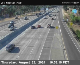 (C094) NB 805 : 47th Street (on ramp)