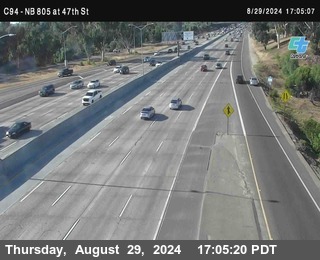 (C094) NB 805 : 47th Street (on ramp)