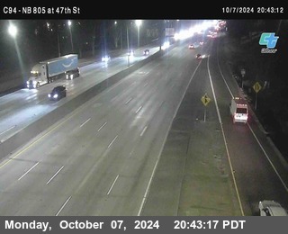 (C094) NB 805 : 47th Street (on ramp)