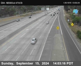 (C094) NB 805 : 47th Street (on ramp)