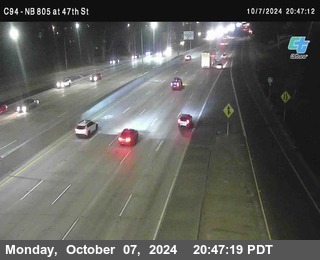 (C094) NB 805 : 47th Street (on ramp)