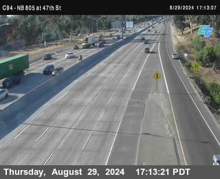 (C094) NB 805 : 47th Street (on ramp)