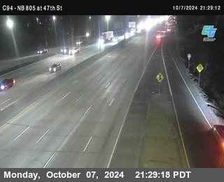 (C094) NB 805 : 47th Street (on ramp)