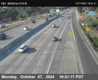 (C094) NB 805 : 47th Street (on ramp)