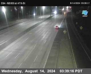 (C094) NB 805 : 47th Street (on ramp)