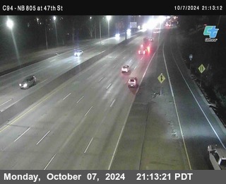 (C094) NB 805 : 47th Street (on ramp)