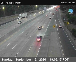 (C094) NB 805 : 47th Street (on ramp)