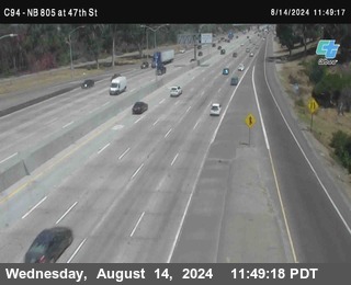 (C094) NB 805 : 47th Street (on ramp)