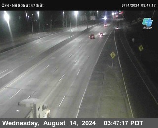 (C094) NB 805 : 47th Street (on ramp)