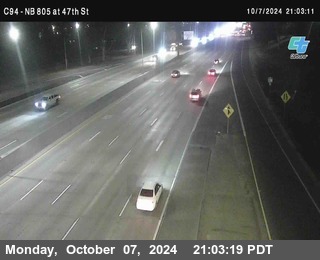 (C094) NB 805 : 47th Street (on ramp)