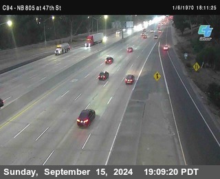 (C094) NB 805 : 47th Street (on ramp)