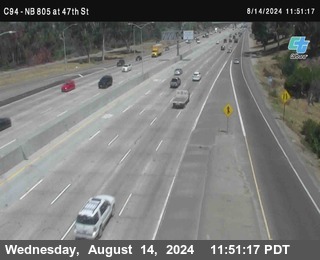 (C094) NB 805 : 47th Street (on ramp)