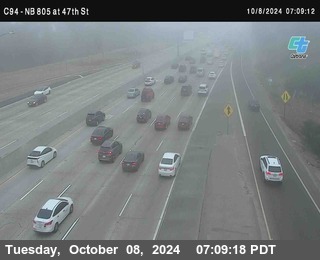 (C094) NB 805 : 47th Street (on ramp)