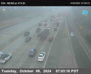 (C094) NB 805 : 47th Street (on ramp)