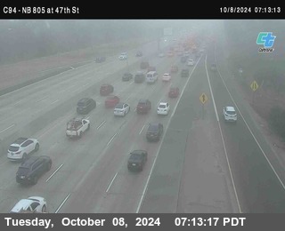 (C094) NB 805 : 47th Street (on ramp)