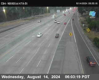 (C094) NB 805 : 47th Street (on ramp)