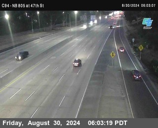 (C094) NB 805 : 47th Street (on ramp)