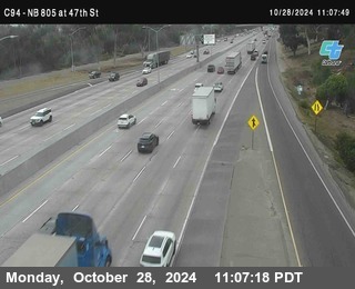 (C094) NB 805 : 47th Street (on ramp)