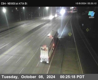 (C094) NB 805 : 47th Street (on ramp)