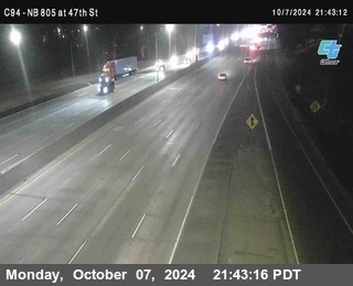 (C094) NB 805 : 47th Street (on ramp)