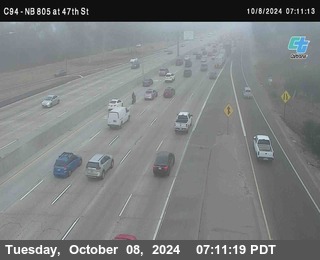 (C094) NB 805 : 47th Street (on ramp)