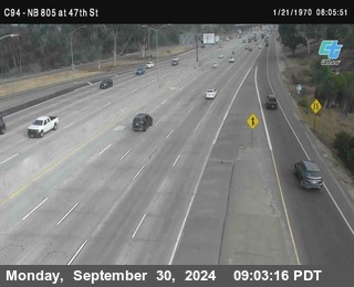 (C094) NB 805 : 47th Street (on ramp)