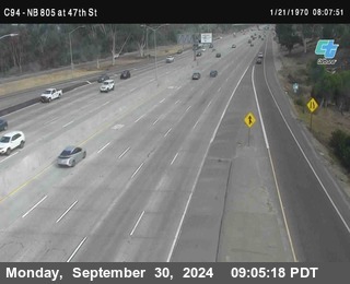 (C094) NB 805 : 47th Street (on ramp)