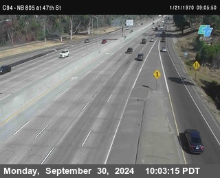 (C094) NB 805 : 47th Street (on ramp)