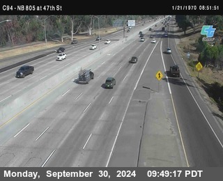 (C094) NB 805 : 47th Street (on ramp)