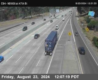 (C094) NB 805 : 47th Street (on ramp)