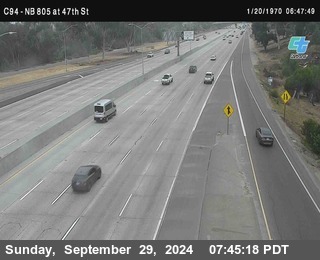 (C094) NB 805 : 47th Street (on ramp)