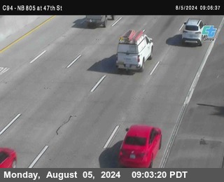 (C094) NB 805 : 47th Street (on ramp)