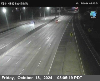 (C094) NB 805 : 47th Street (on ramp)