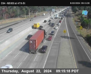 (C094) NB 805 : 47th Street (on ramp)