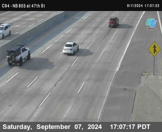 (C094) NB 805 : 47th Street (on ramp)