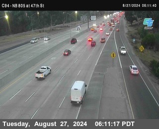 (C094) NB 805 : 47th Street (on ramp)