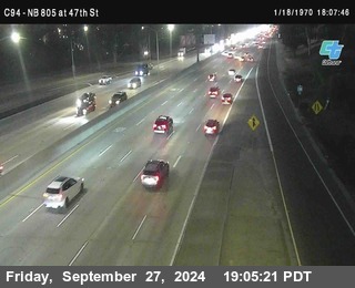 (C094) NB 805 : 47th Street (on ramp)