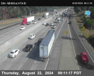 (C094) NB 805 : 47th Street (on ramp)